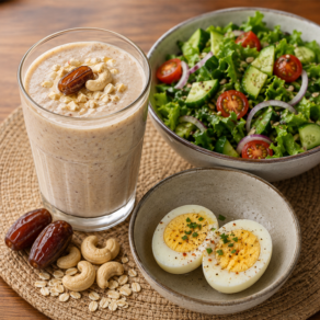 breakfast-smoothie-green-salad-boiled-egg-keralam-tradional-meals-balanced-diet breakfast-smoothie-green-salad-boiled-egg-keralam-tradional-meals-balanced-diet